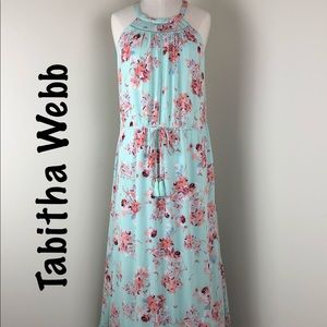 Tabitha Webb floral Maxi dress SZ LG NWT